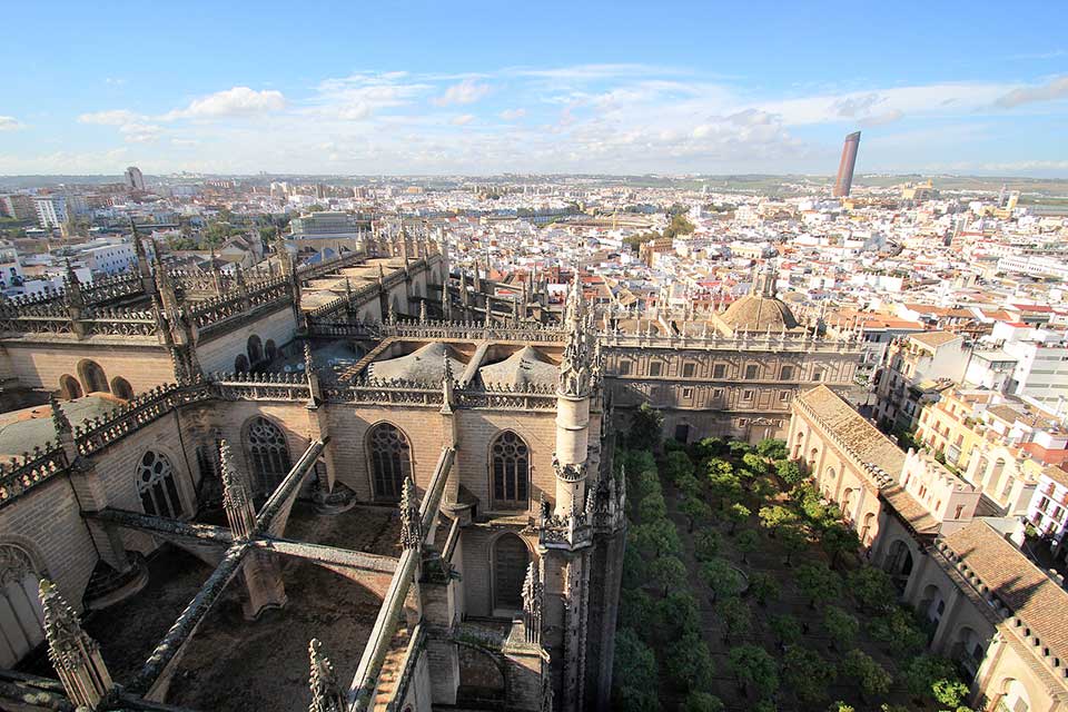 The view from the Giralda in Seville
